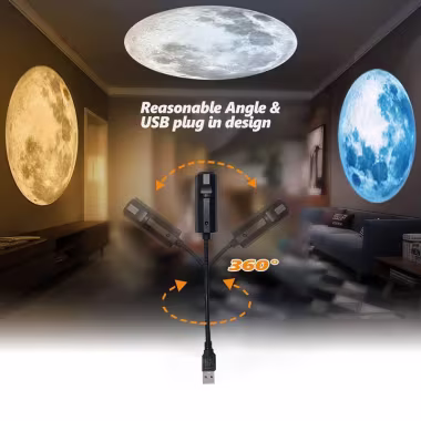 USB Starry Galaxy Projector alternate view